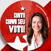 Mockup adesivo praguinha eleições campanha eleitoral política eleição prefeito vereador governador deputado candidato psd