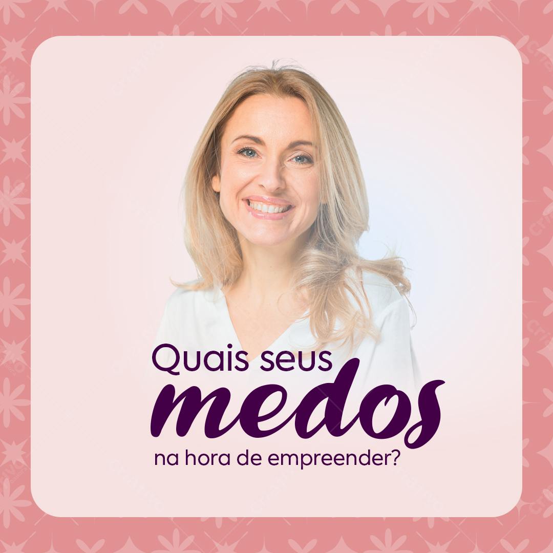 Post para Empreendedoras PSD Editável