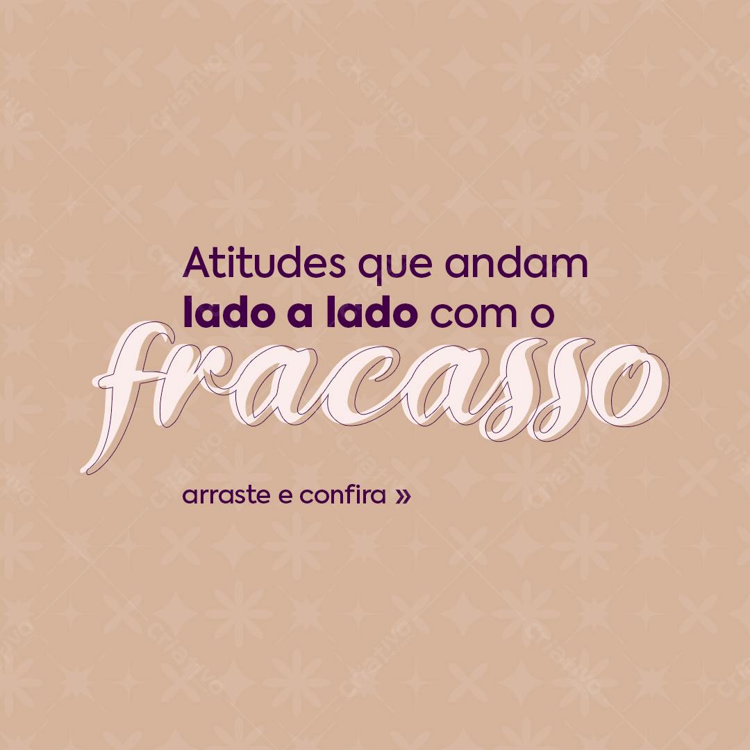 Post para Redes Sociais sobre Fracasso PSD Editável