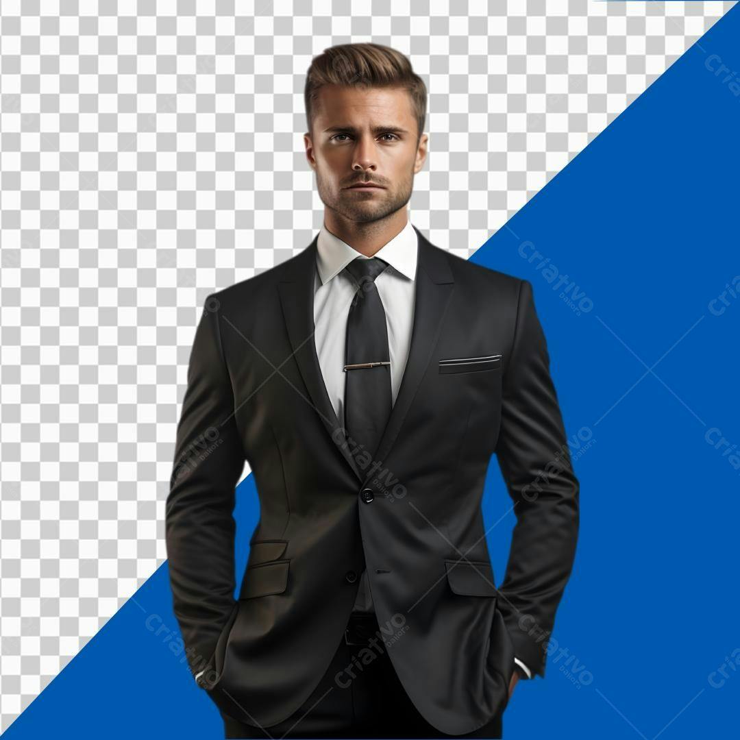 Icone Homem de Negócios PNG com fundo transparente