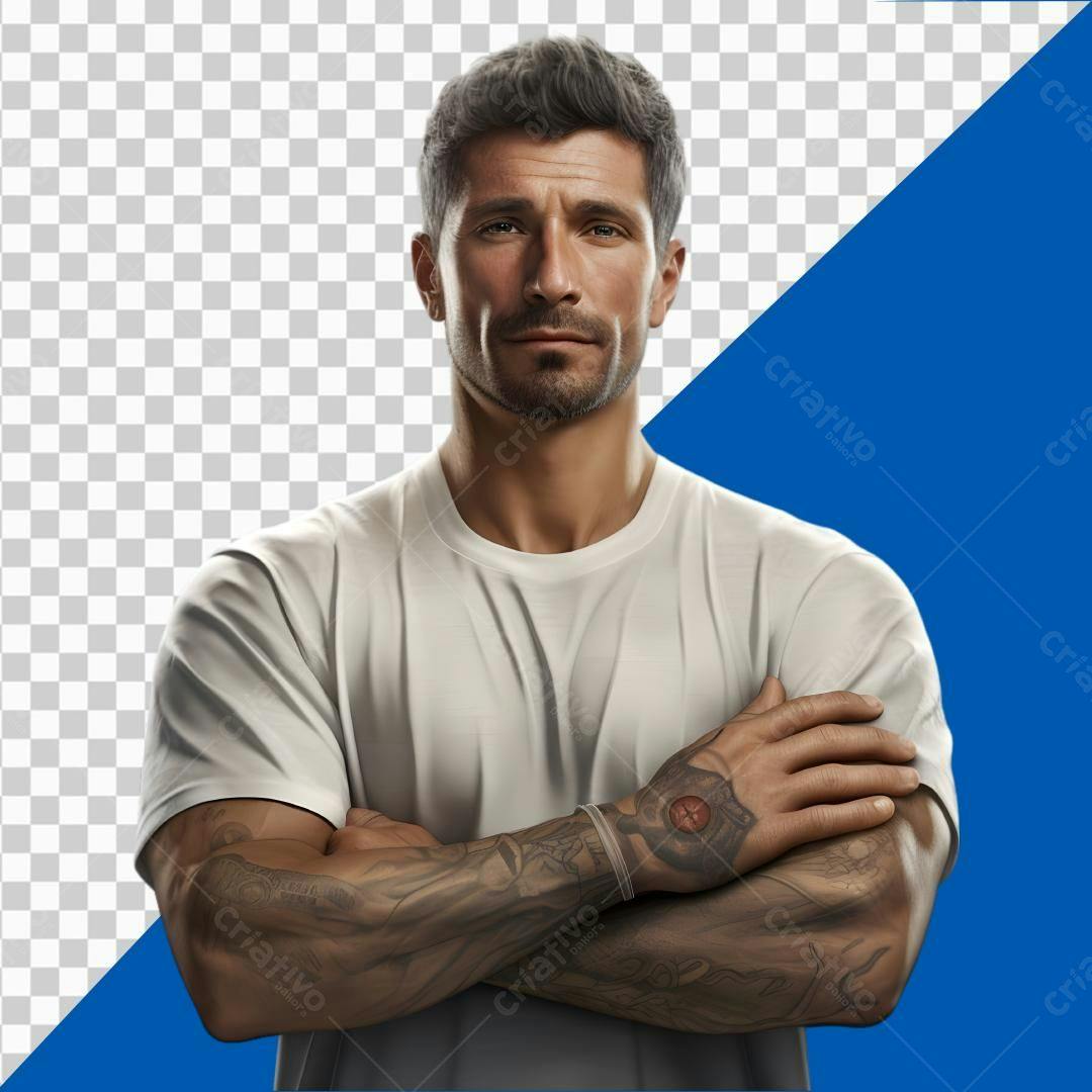 Imagem PNG com fundo transparente Homem Braços Cruzados
