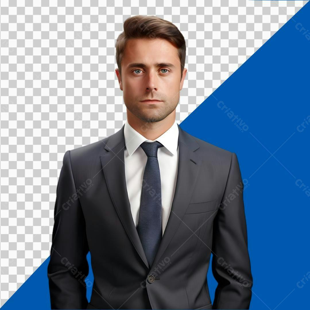 Foto profissional homem terno PNG com fundo transparente