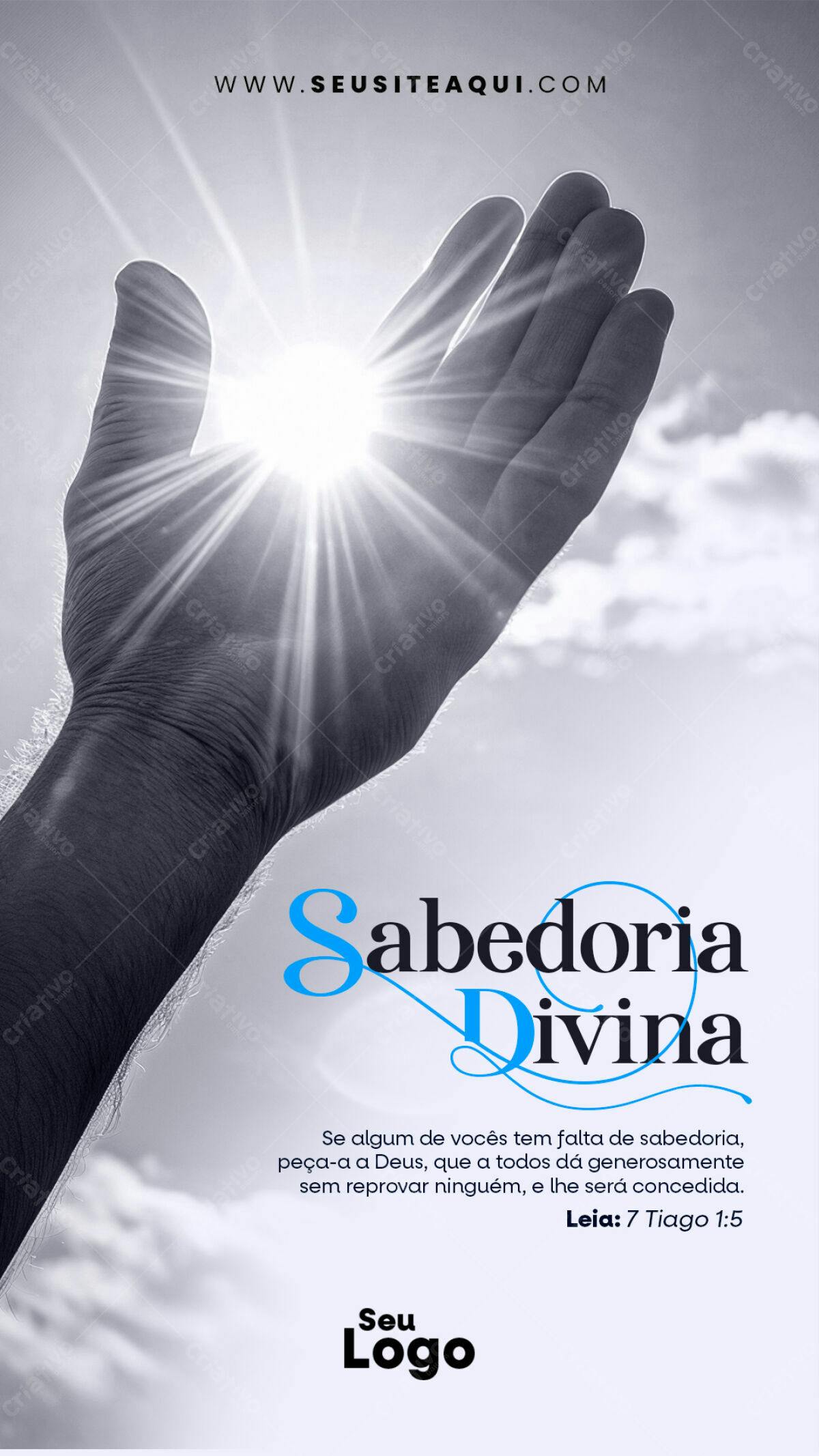 Flyer para Igreja PSD Editável