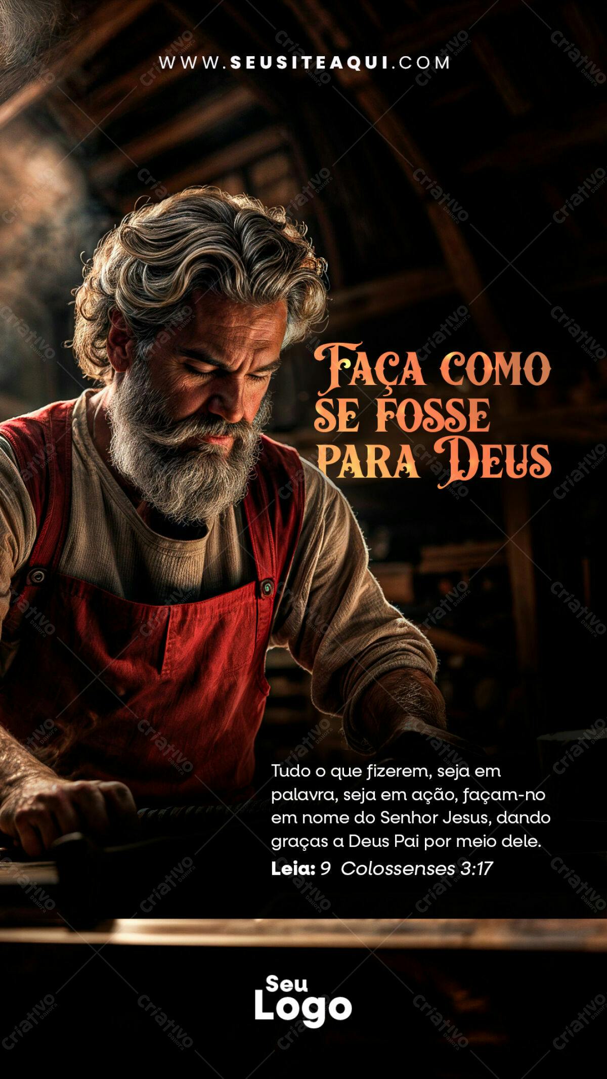 Post para Igreja PSD Editável