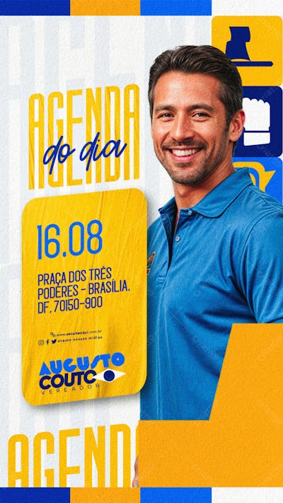 Agenda Candidato Eleições Campanha Politica Campanha Eleitoral Stories
