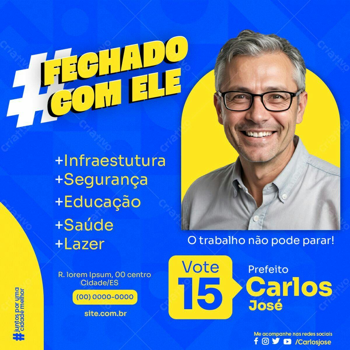 Flyer Eleições PSD Editável