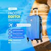 Pacote de viagem agência de viagens social media post feed