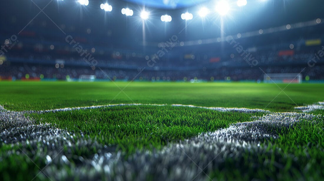 Campo de Futebol Noturno