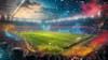 Football stadium image for compositions