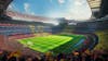 Football stadium image for compositions