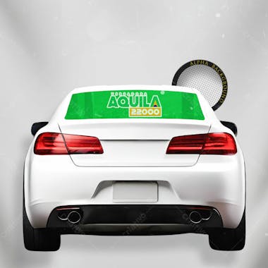 Mockup adesivo perfurite carro eleições campanha eleitoral política eleição prefeito vereador governador deputado candidato psd