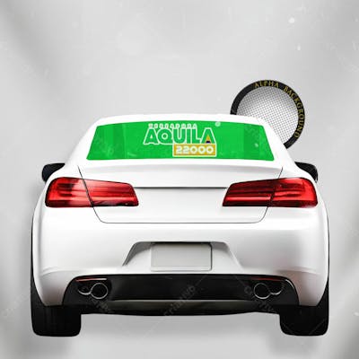 Mockup Adesivo Perfurite Carro Eleições Campanha Eleitoral Política Eleição Prefeito Vereador Governador Deputado Candidato Psd 