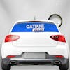 4 mockup sticker perforated car elections political electoral campaign mayor alderman governor deputy candidate psd