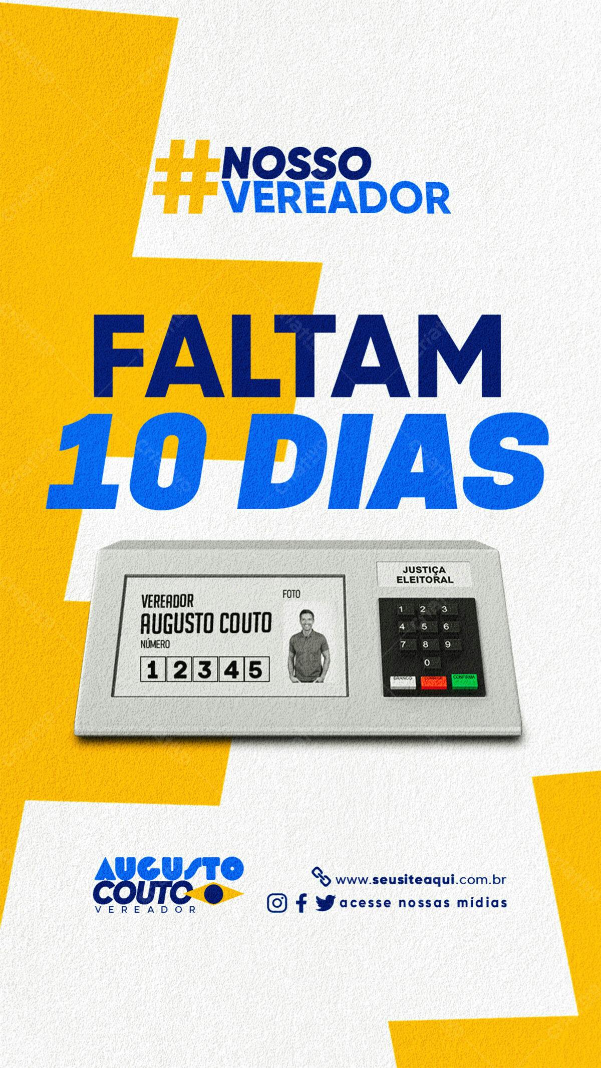 Flyer Eleições PSD Editável