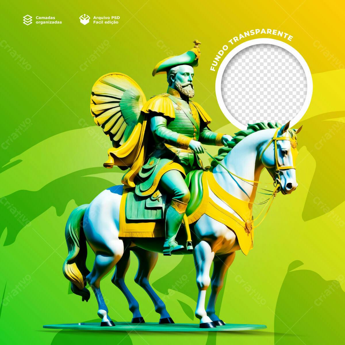 Postagem Dia da Independência PSD Editável