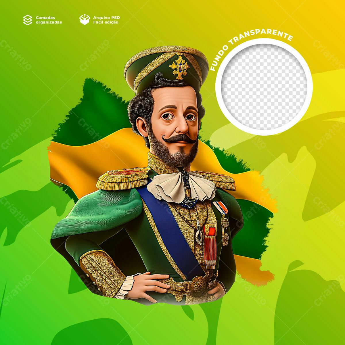 Postagem para Sete de Setembro PSD Editável