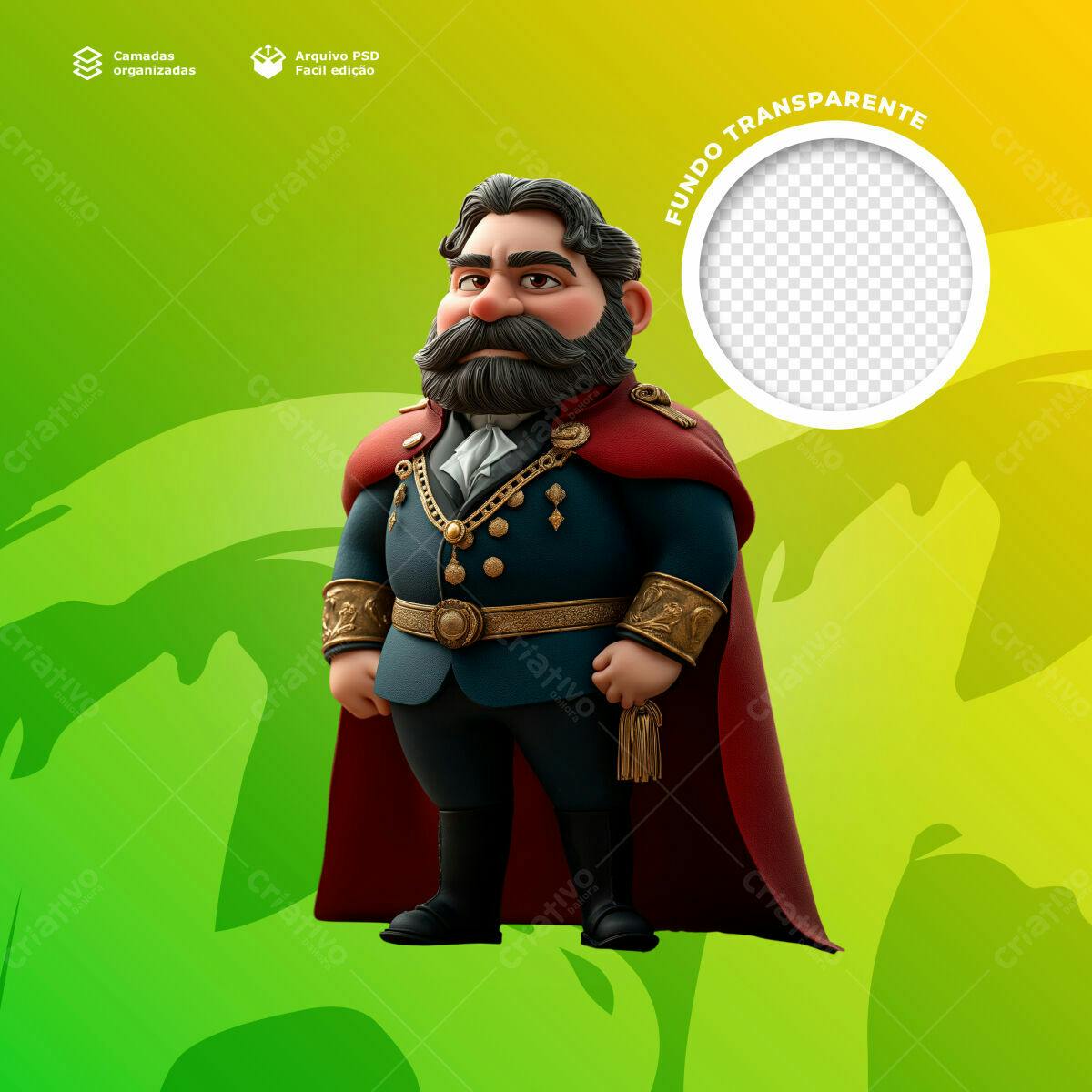 Postagem de Redes Sociais 7 de Setembro PSD Editável