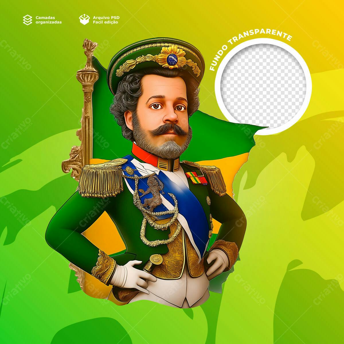 Post para 7 de Setembro PSD Editável