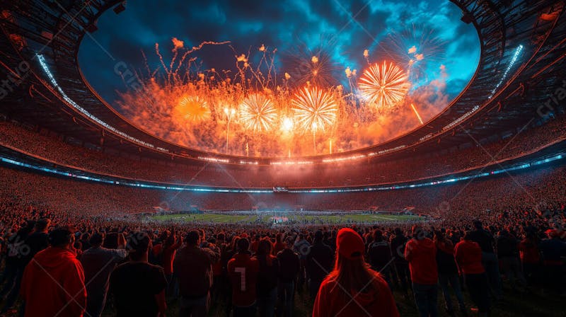 Imagem de estadio de futebol para composição esportivas