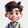 Image, of, a, cartoon, boy, in, 3d, style