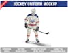 Hockey uniform mockup