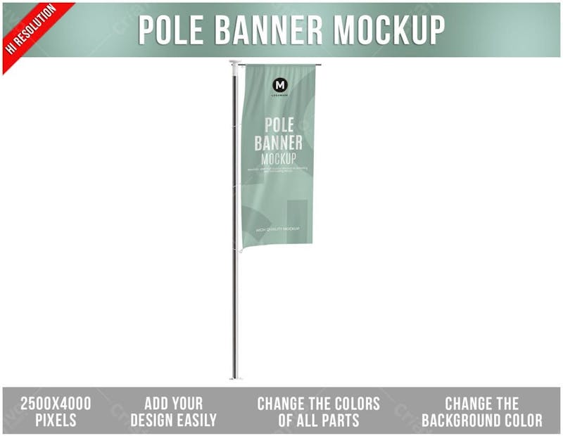 Banner vertical mockup