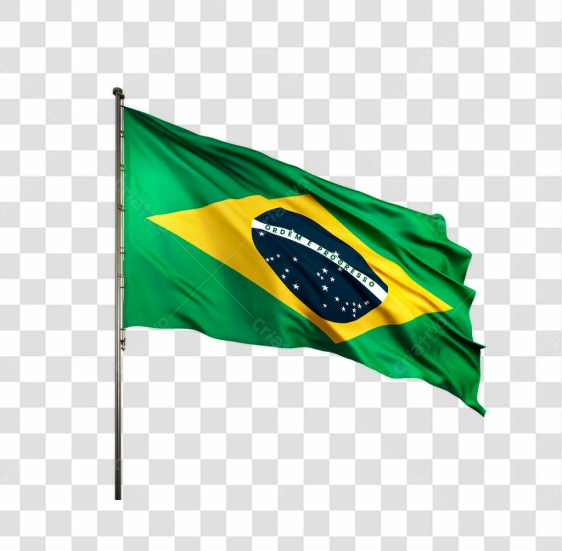 Bandeira Brasil PNG com fundo transparente