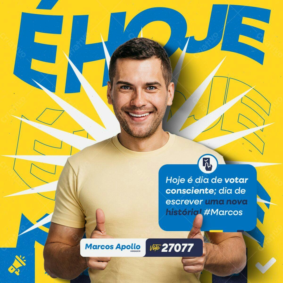 Postagem Eleições PSD Editável