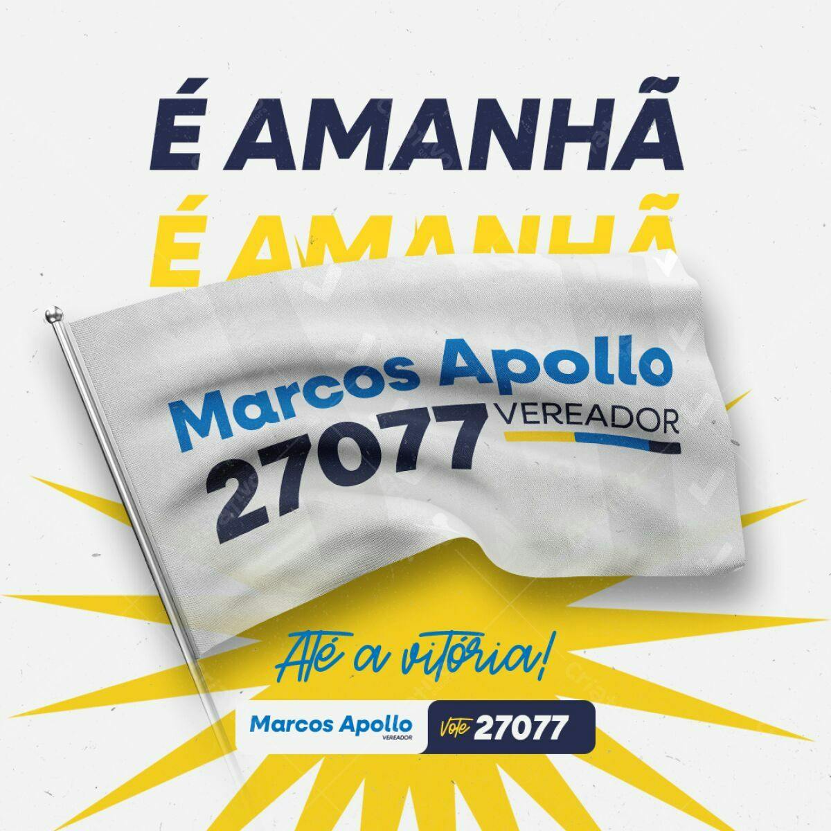 Banner Eleitoral Marcos Apollo PSD Editável