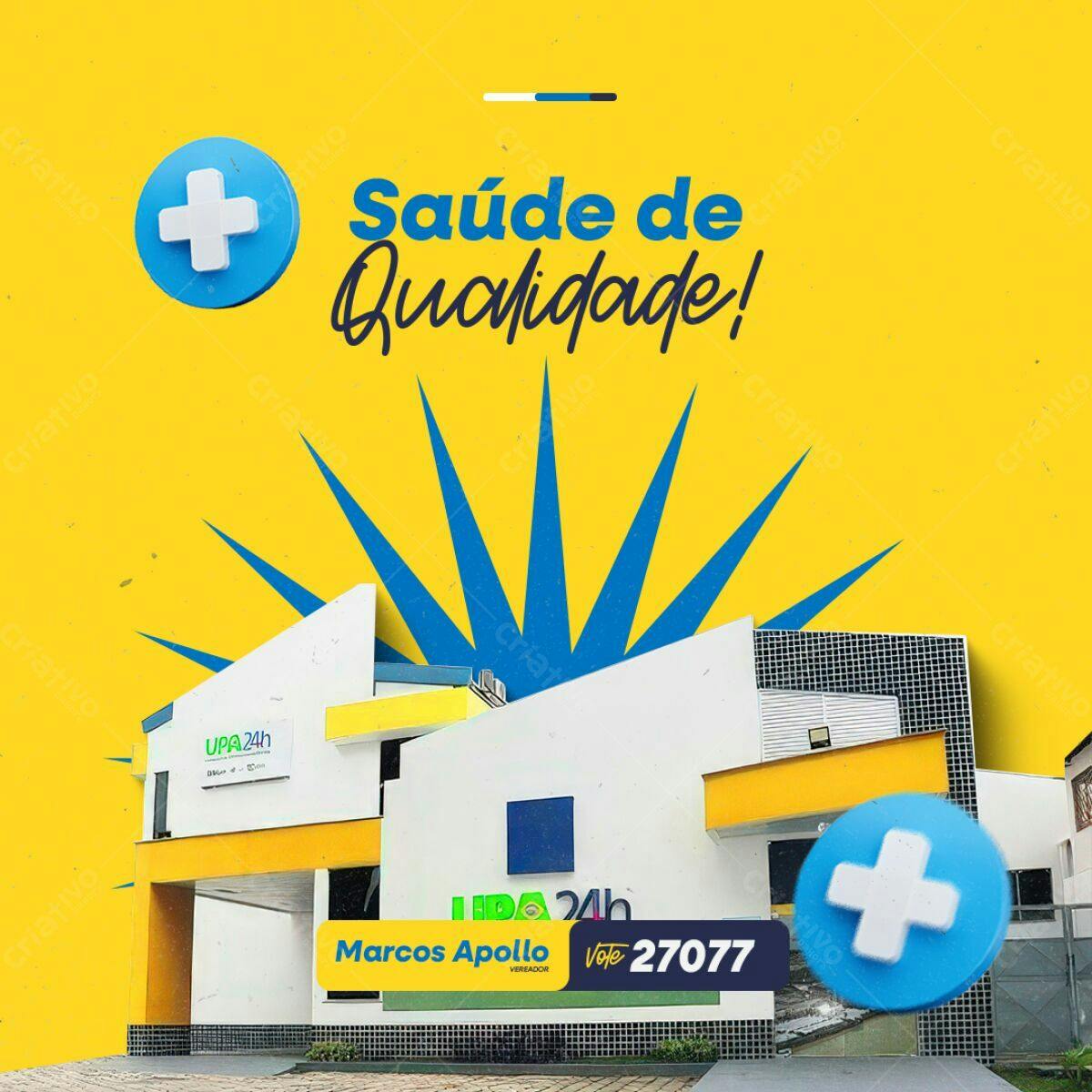 PSD para Campanha Política - Marcos Apolo - Vereador PSD Editável