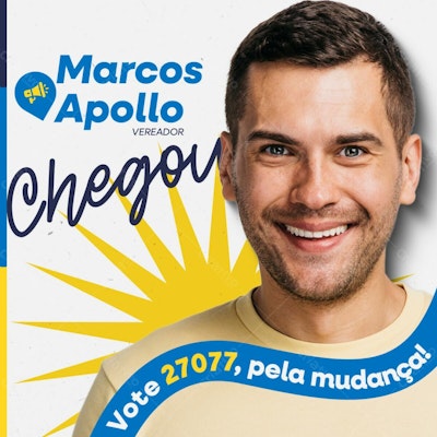 PSD para Campanha Política Eleições Vereador Editável
