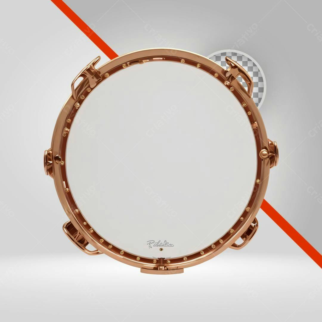Icone Musical Rose Gold PNG com fundo transparente