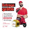 Social media pizzaria entrega grátis