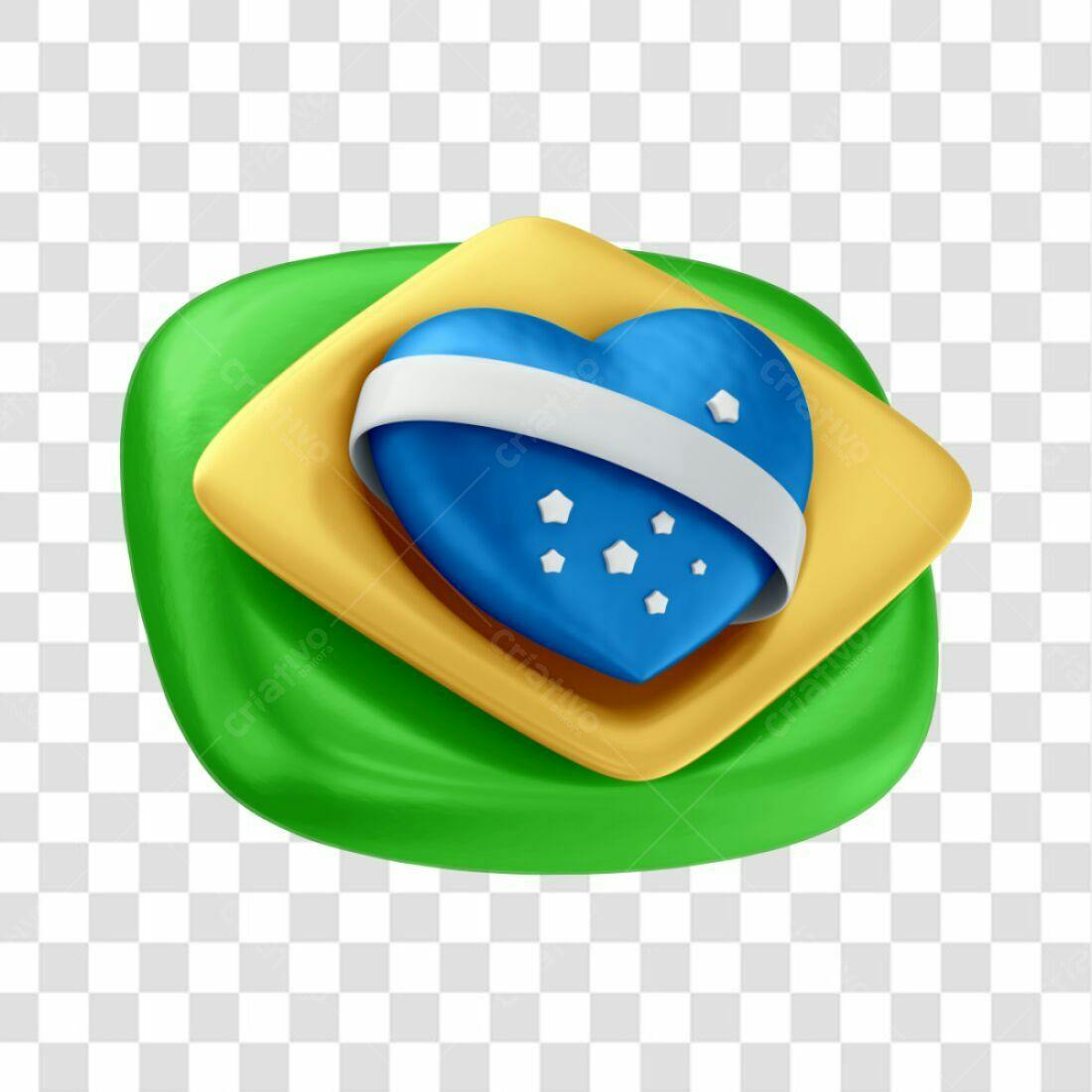 Ícone Brasil Dia da Independência PNG com fundo transparente