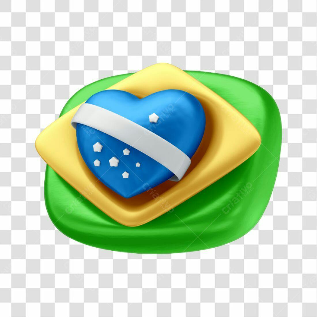 Icone Dia da Independência Brasil PNG com fundo transparente
