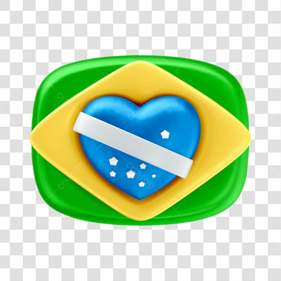 Ícone Brasil 7 de Setembro PNG com fundo transparente