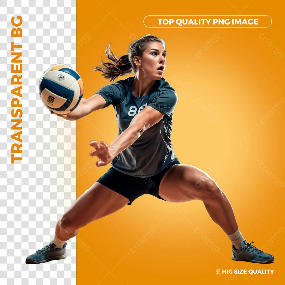 PSD Flyer para Divulgação de Voleibol PSD Editável