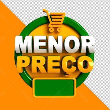 Menor preço verde