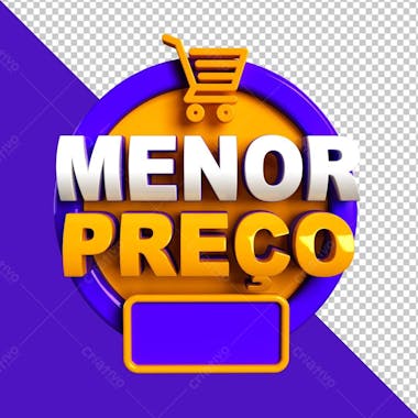 Menor preço roxo