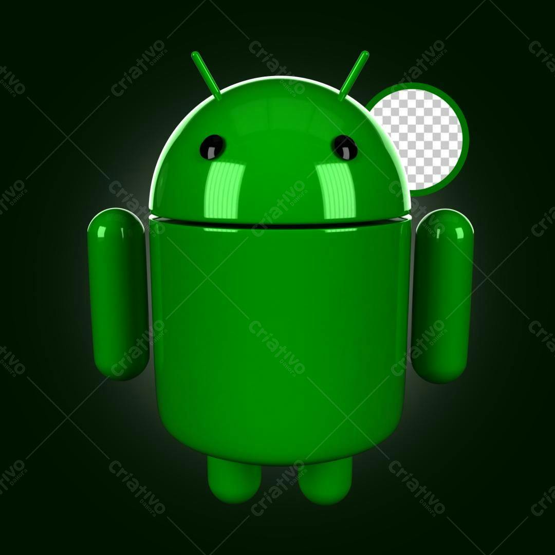 Mockup Android Verde PSD Editável