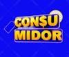 Consumidor com etiqueta azul png