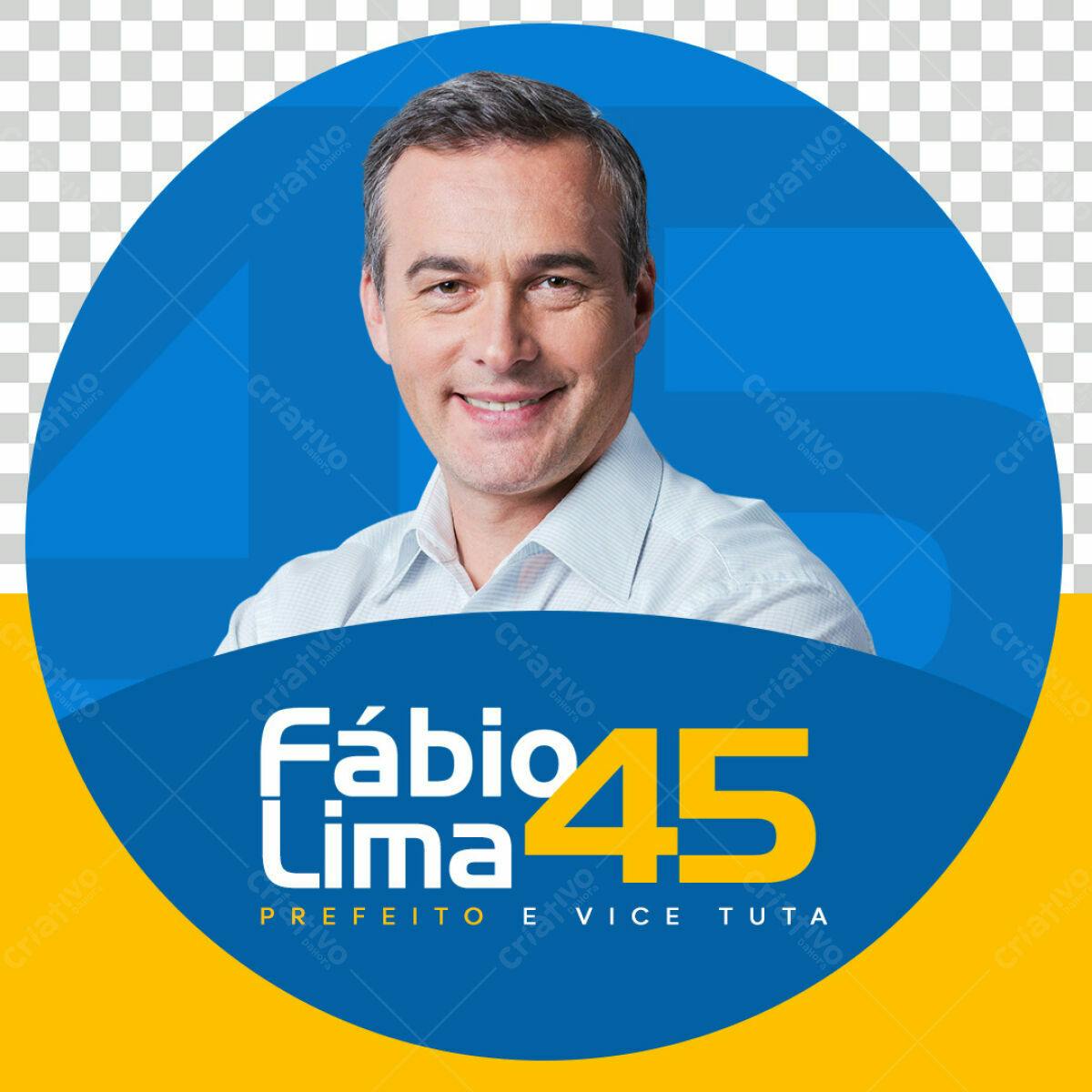 Foto de Perfil para Candidato PSD Editável