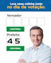 Eleições santinho colinha prefeito campanha eleitoral psd editável