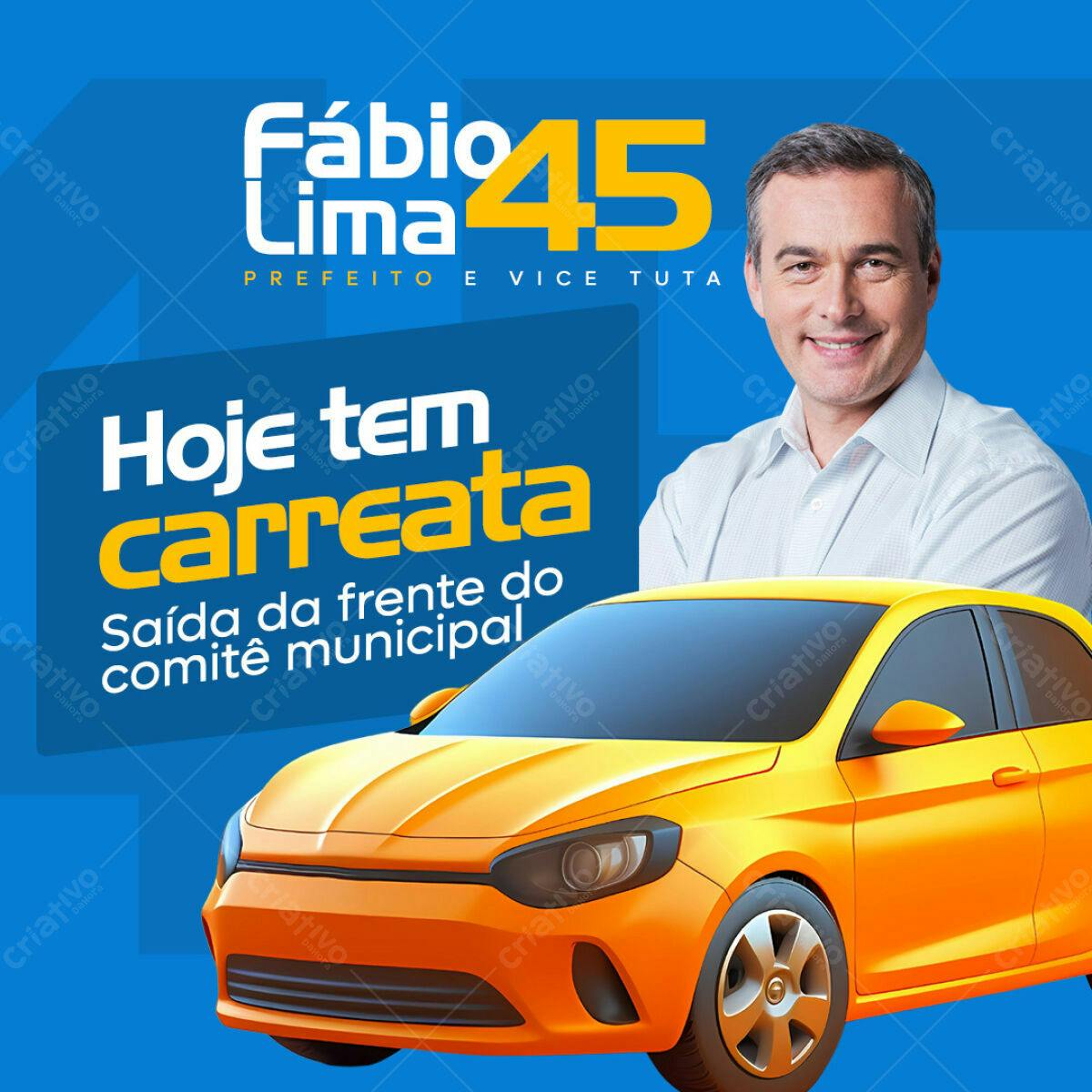 Flyer para Carreatas PSD Editável