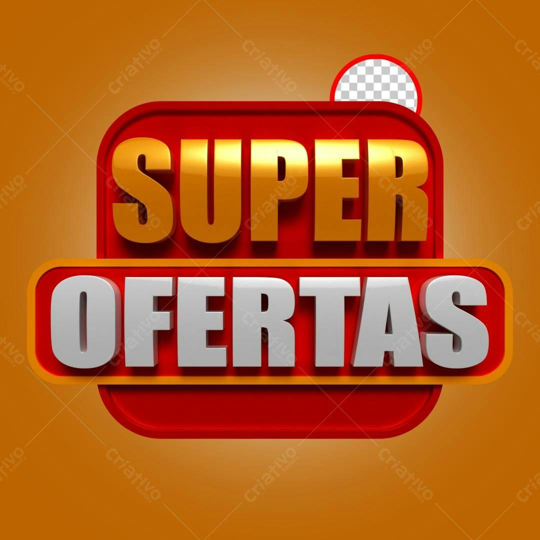 Banner Super Ofertas PSD Editável