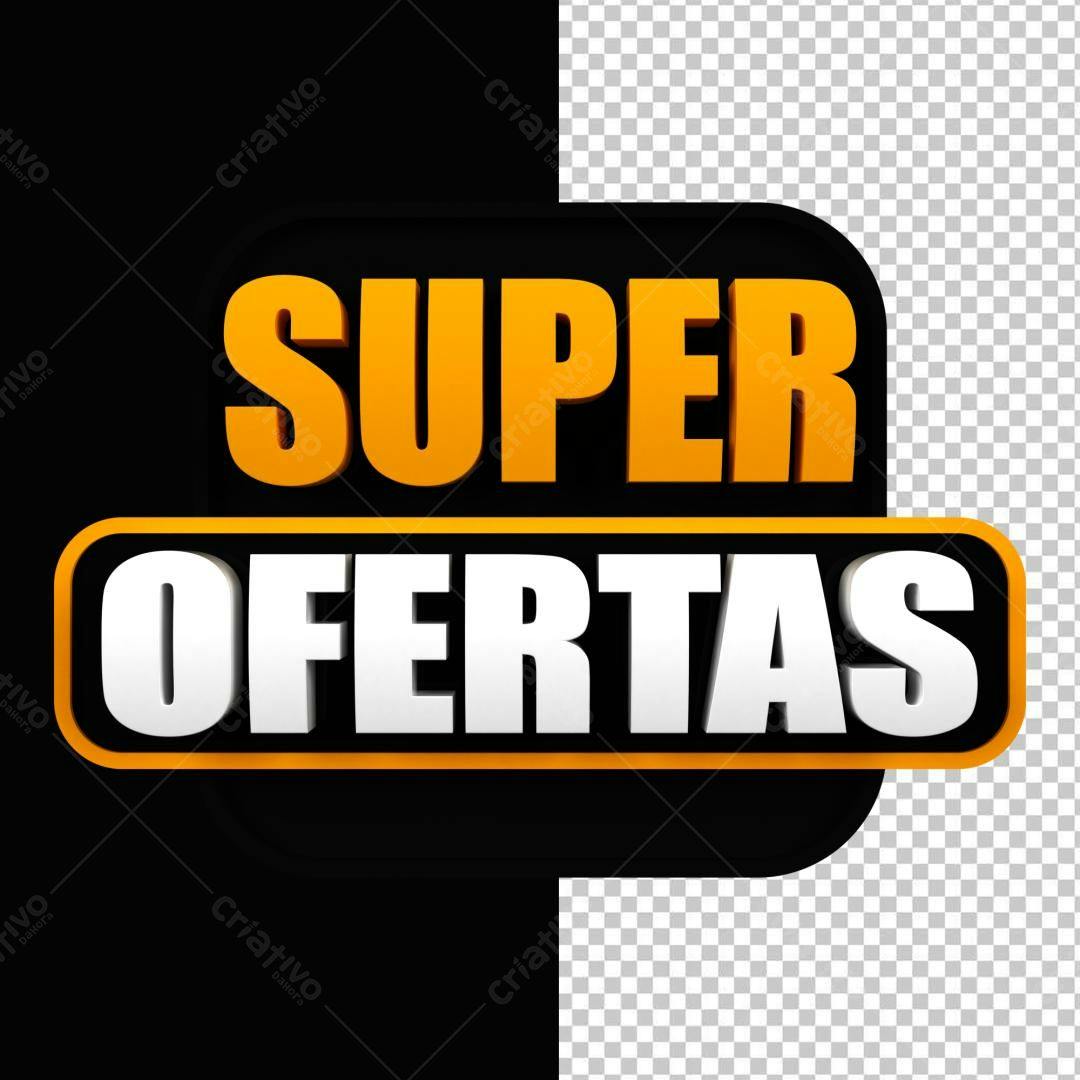 Banner Super Ofertas PSD Editável