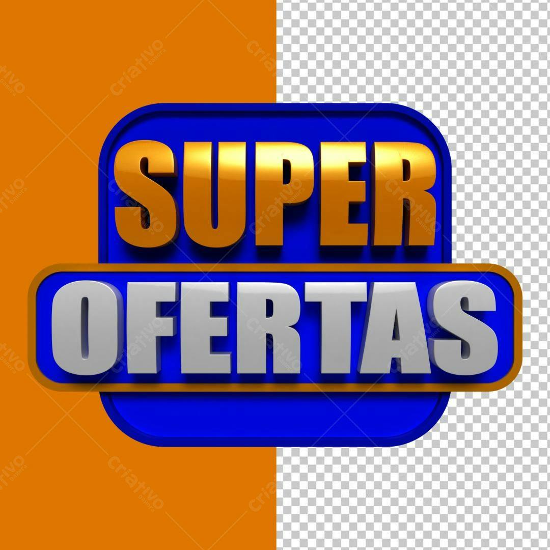 Banner Super Ofertas PSD Editável