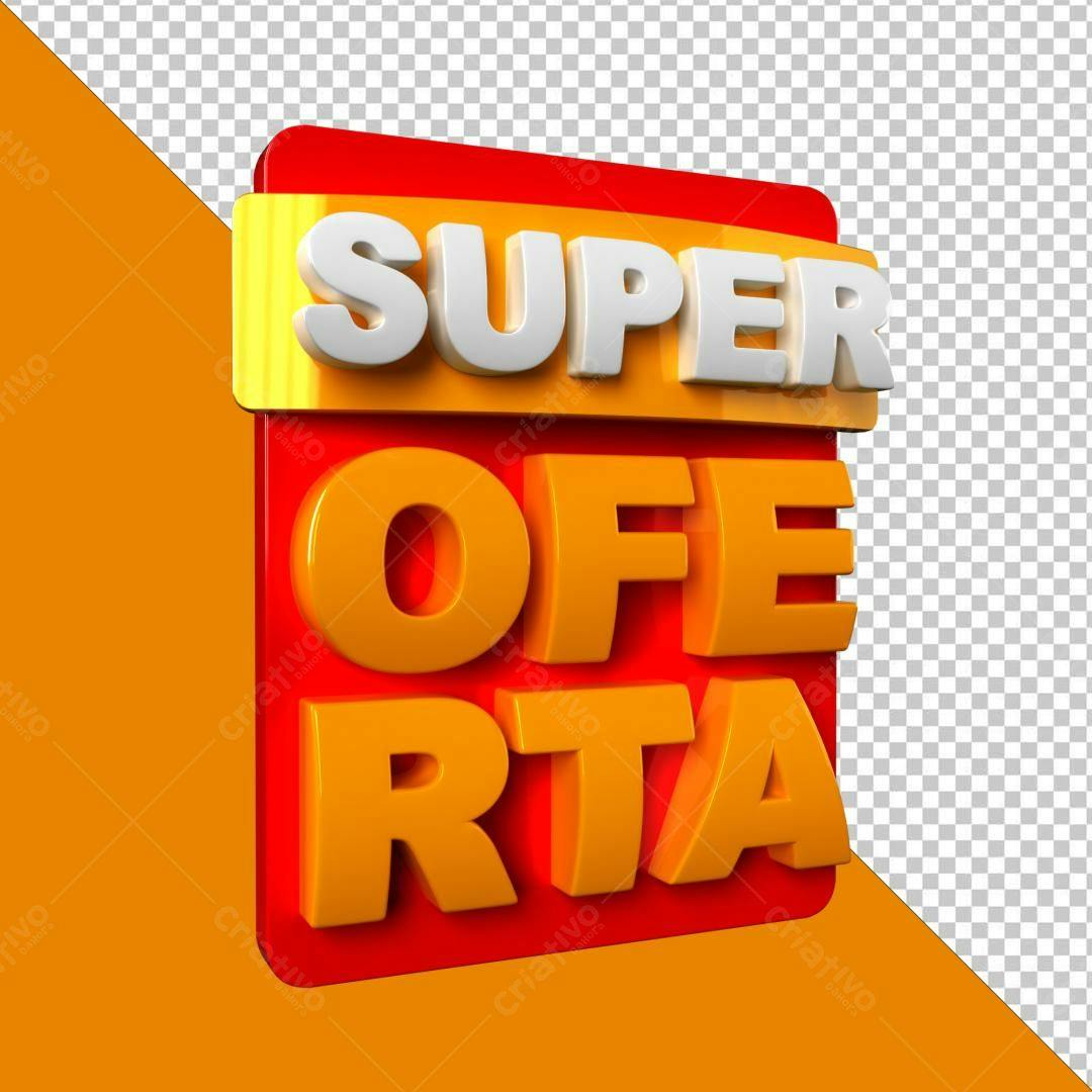 Banner Super Oferta PSD Editável