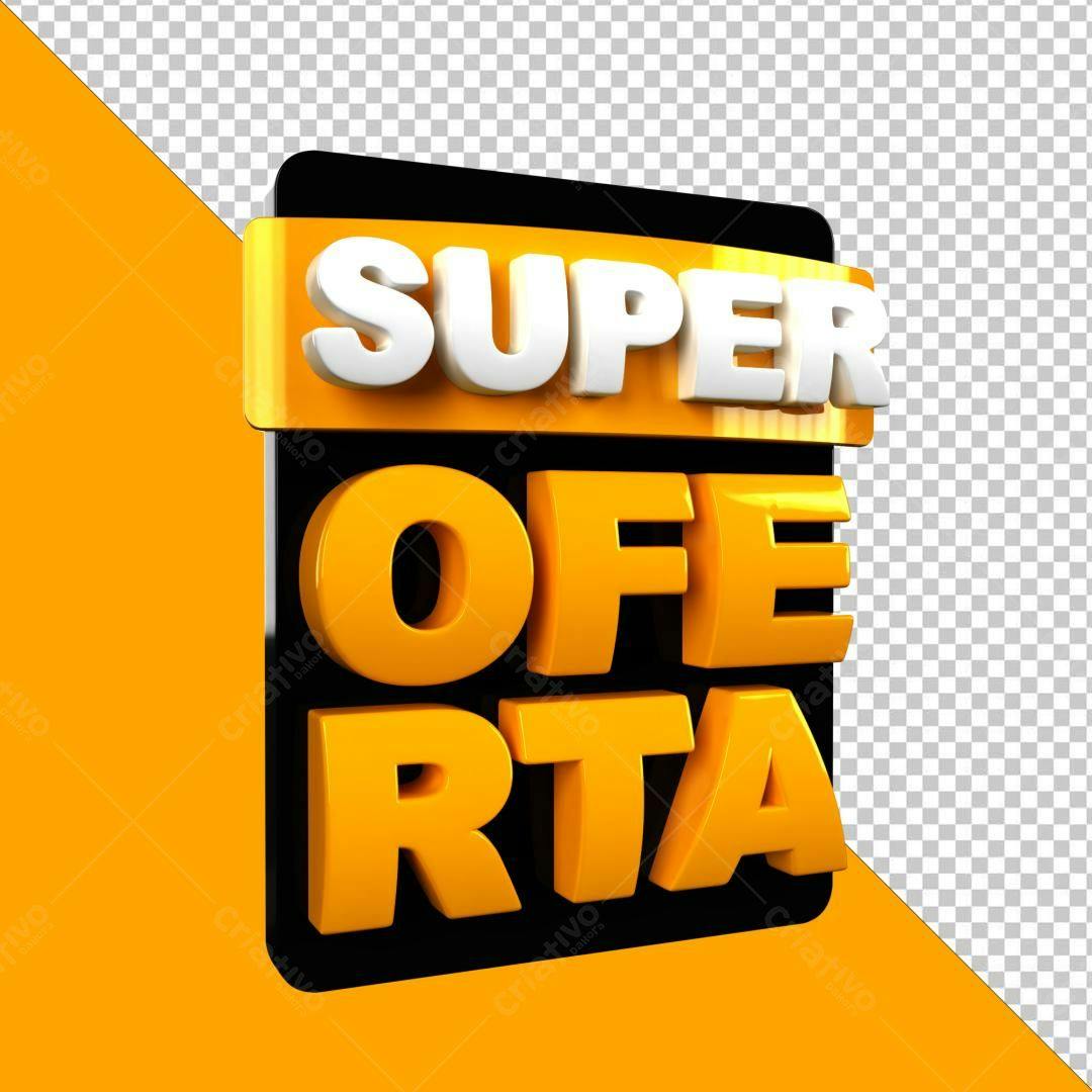 Banner Super Oferta PSD Editável