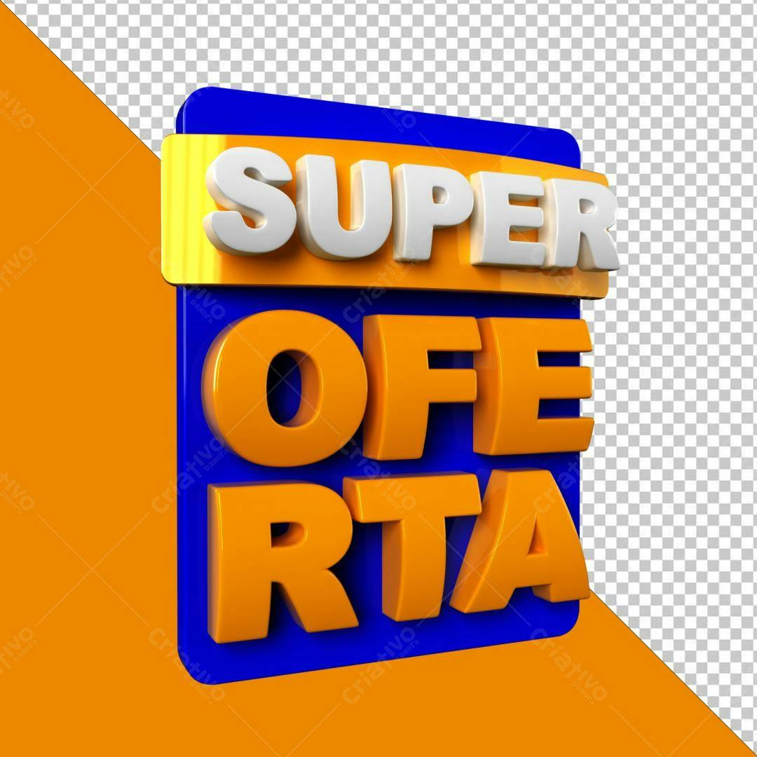 Banner Super Oferta PSD Editável